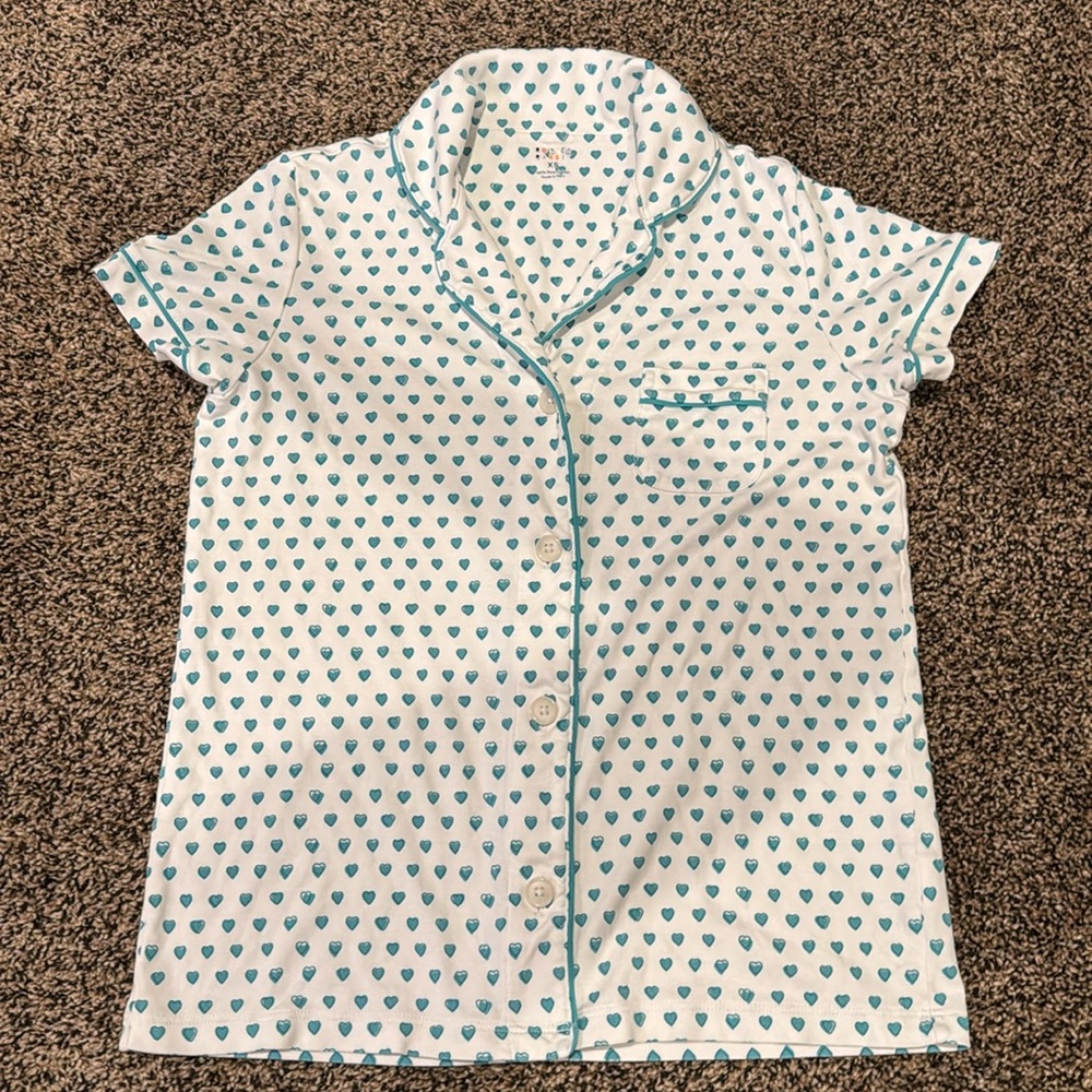 Roller rabbit heart top